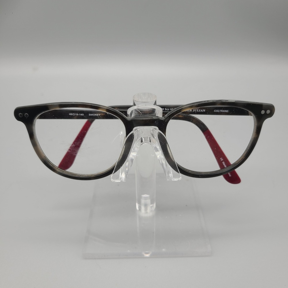 Colours by Alexander Julian Coltrane Smokey Tortoise Red Eyeglasses 48-19-140